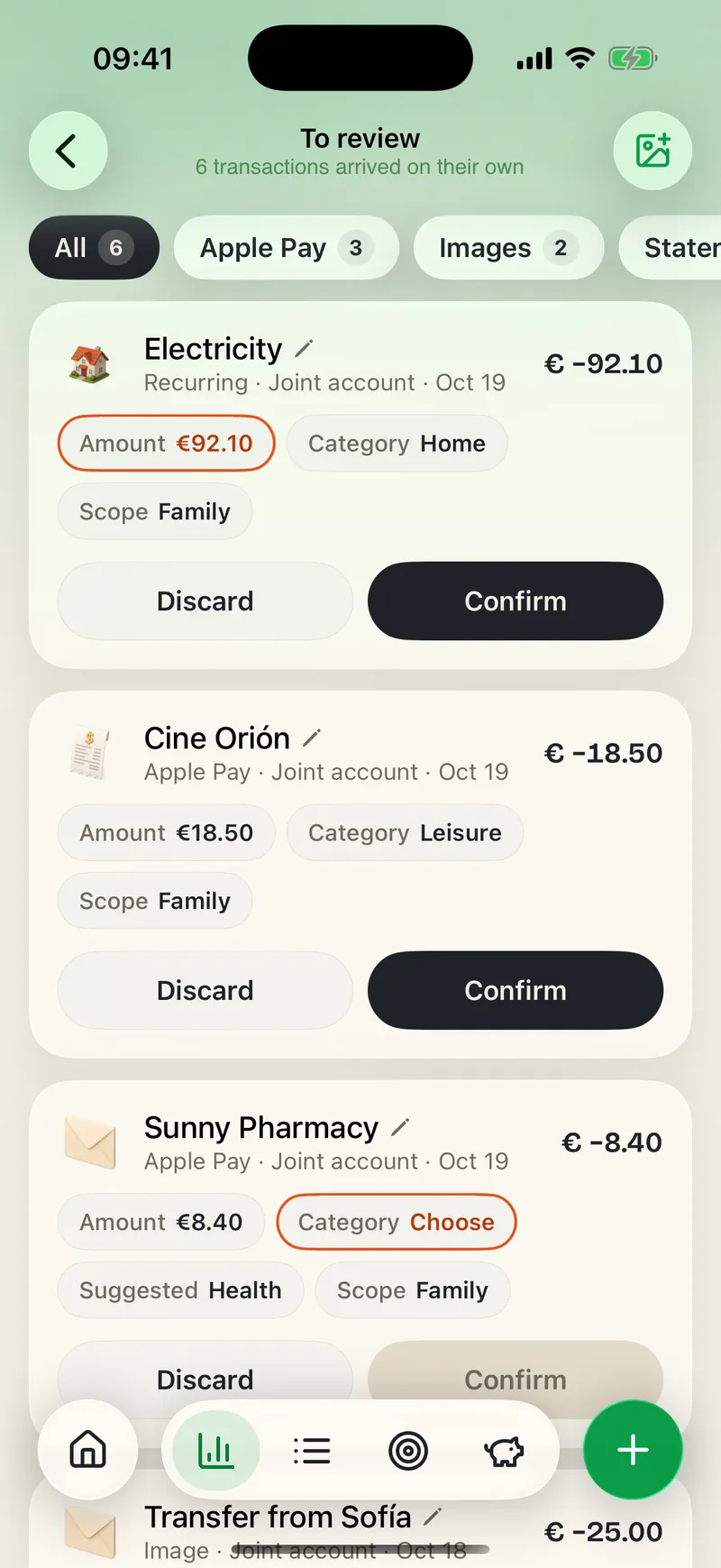 Finances: To review